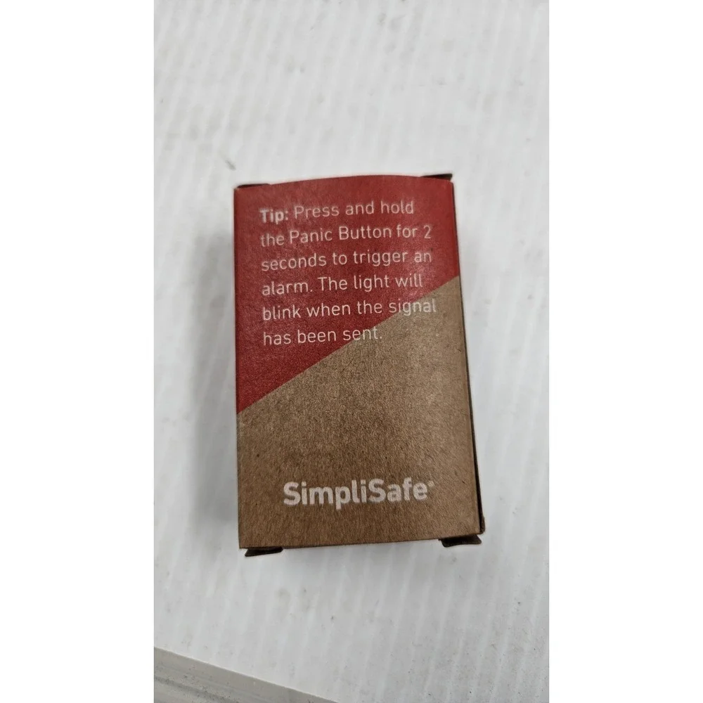 NEW SimpliSafe Home Security System Panic Button Model PB3 White NIB